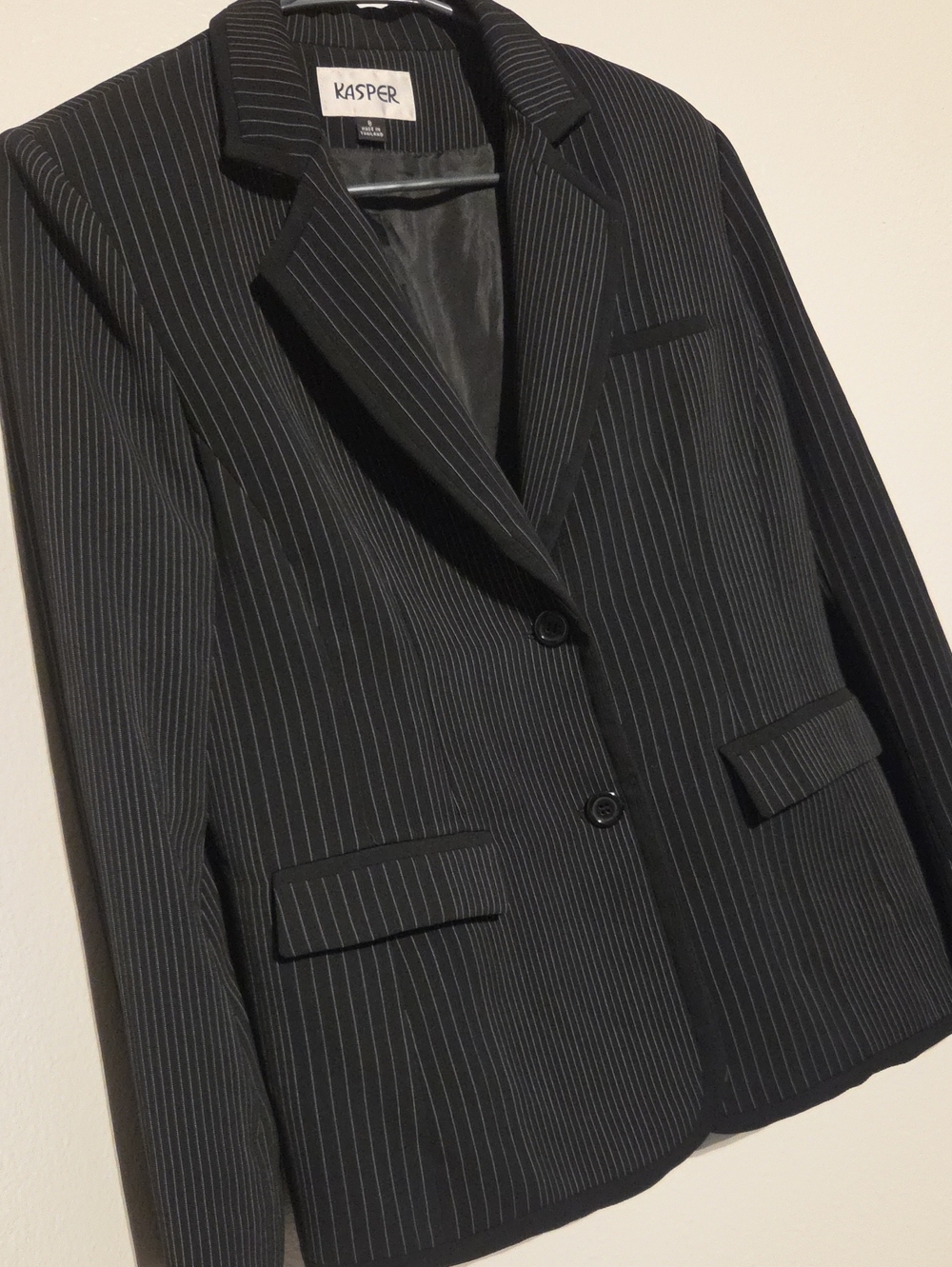 KASPER PINSTRIPE SET - Picture 3 of 11
